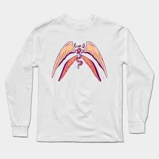 Peach Angel Eye Long Sleeve T-Shirt